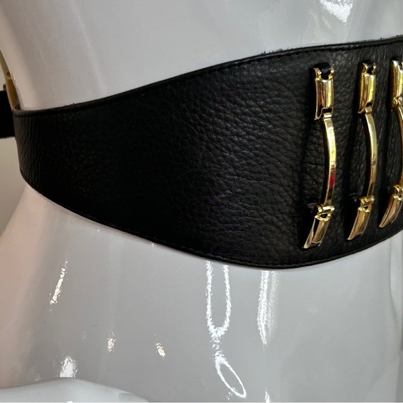 B-Low The Belt Statement Leather Cummerbund Belt - Picture 5 of 13